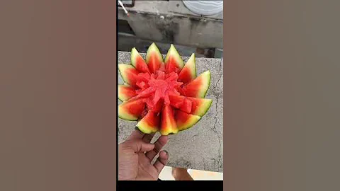 Experiment: Will watermelons explode if they roll down from a tall building?#shorts