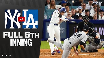 FULL 6th INNING: Shohei hits 2nd home run of game, Dodgers score 4 runs vs. Yankees