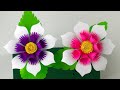 2 Beautiful Paper Flower Making | Lockdown Activity Fun | Home Decor | Paper Crafts For School | DIY