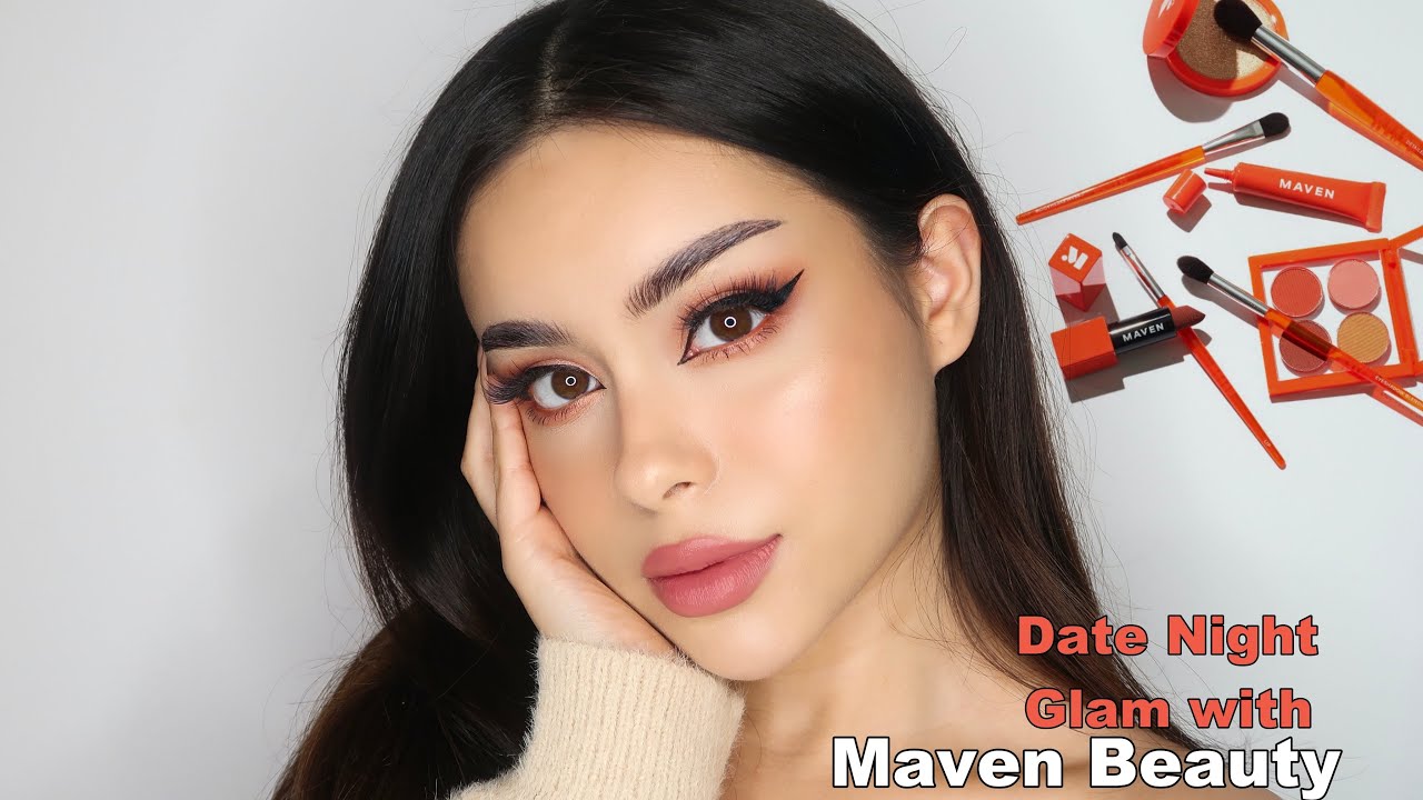 Date Night Glam Make Up ft Maven Beauty #MavenBeauty #FashionNova - YouTube