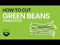 How to Cut French Style Green Beans (Food Hack)