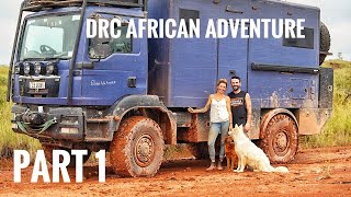 Driving through the DRC!!