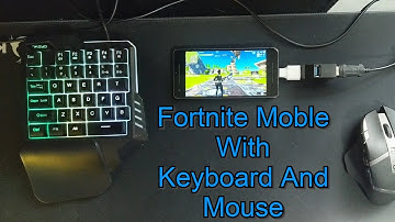 How To Play Fortnite Mobile With Keyboard And Mouse 100% Working NOT CLICKBAIT