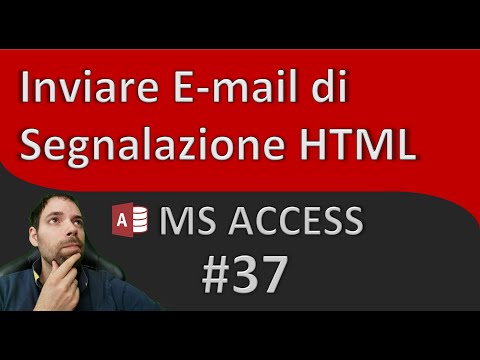 MS-Access - Inviare Email di segnalazione