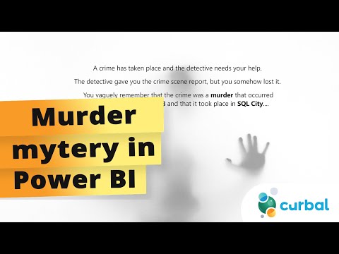 Can you solve this murder with Power BI? | Perfect for Power BI beginners