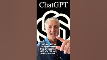 Use chatGPT to interpret garbled text from an imperfect PDF OCR. #ai #chatgpt #lawtech #law