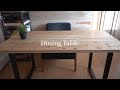 【DIY】 ダイニングテーブルの天板を自作/Making a Dining Table