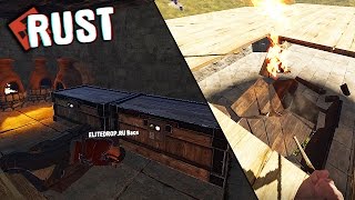 RUST - ВЫСЕЛИЛ СОСЕДА ЗА 5 МИНУТ ! ИЗИ РЕЙД ЧЕРЕЗ КРЫШУ В РАСТ! DEVBLOG 136