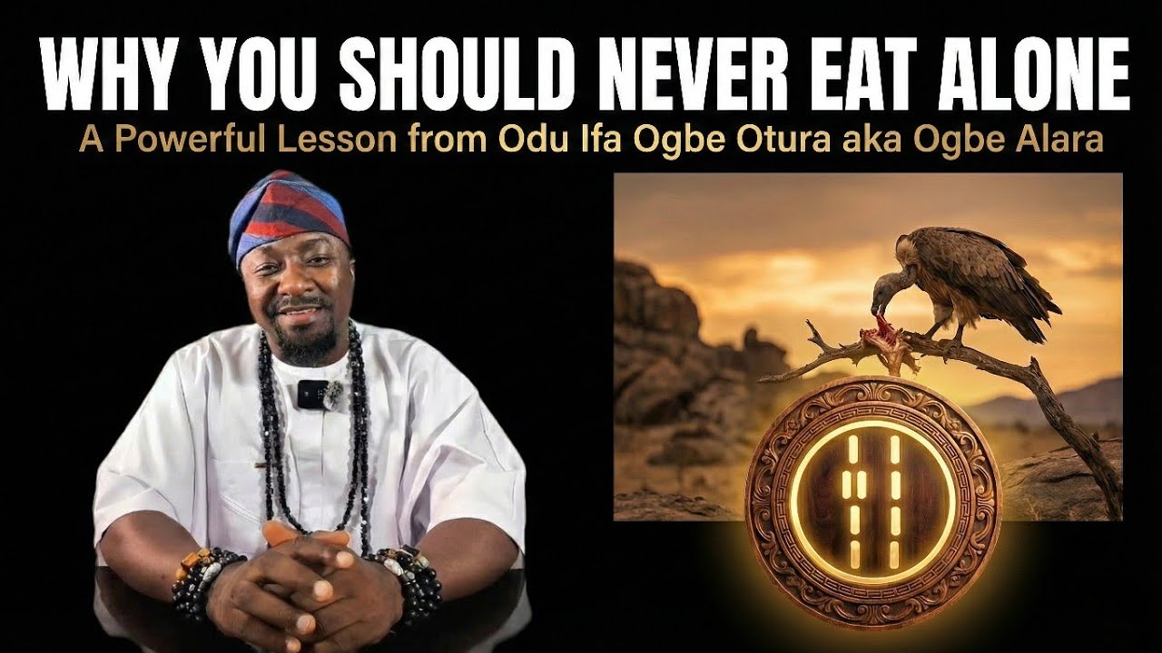 Почему никогда не следует есть в одиночку! | Мощный урок от Оду Ифа Огбе Отура, он же Огбе Алара