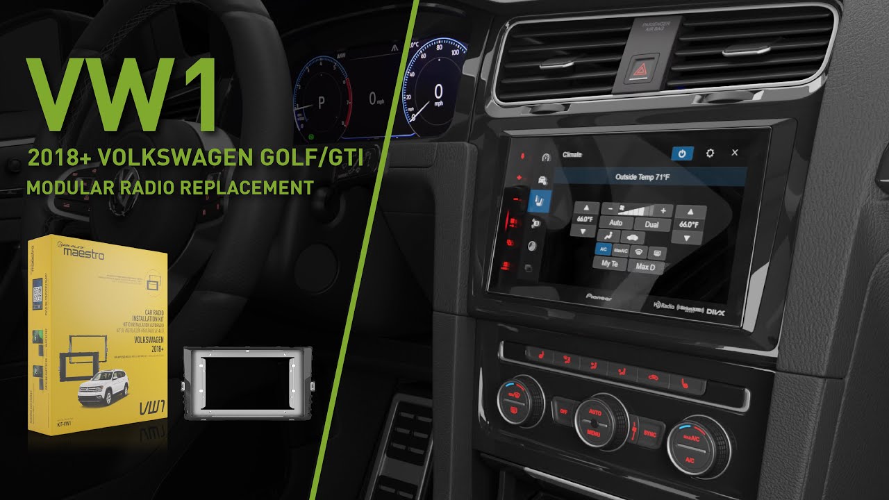 VW Golf-6 Radio-Installationskit