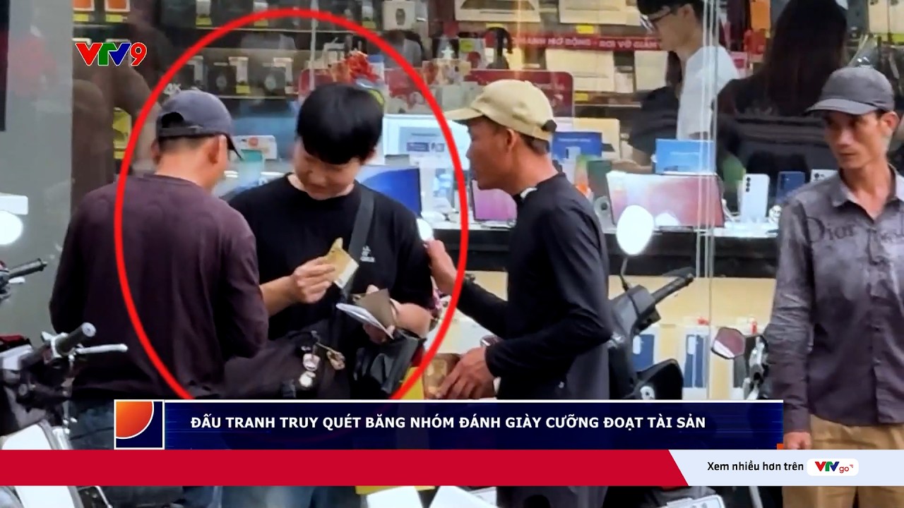 ⁣Truy quét băng nhóm đánh giày dàn cảnh 'móc tiền' du khách nước ngoài tại TP. Hồ Chí Minh 