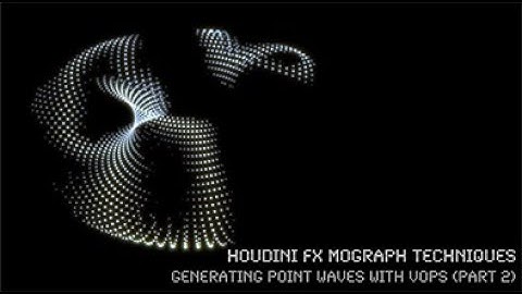 Houdini FX MoGraph Tutorial - Generating Point Waves with VOPs - Part 02