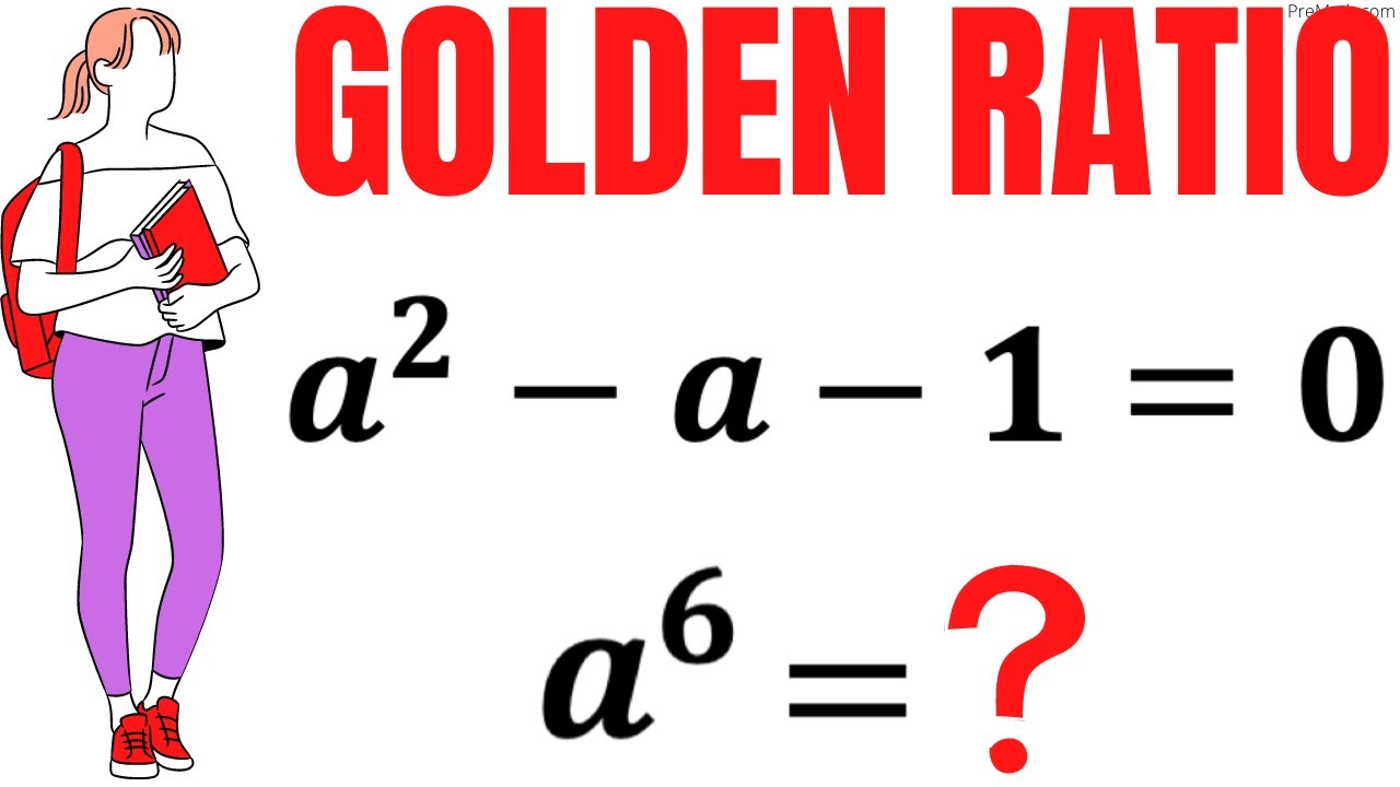 Math Olympiad Training: Learn how to solve for a^6 fast | Golden Ratio | Math Olympiad