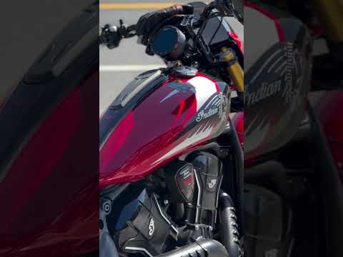 111 horsepower at your fingertips. #101Scout #indianmotorcycle