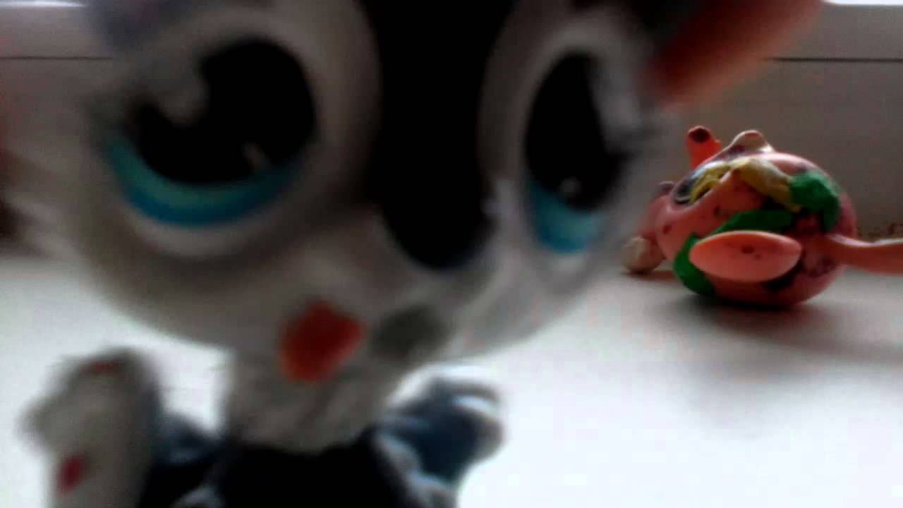 Щенки пэт шопы как поменять батарейку Littlest Pet Shop Get The Pets #3569 Zoe Trent 'Bobble In Style' Purple Dog eBay