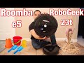 iRobot Roomba e5 VS Dser RoboGeek - Ultimate Sand Challenge 🥱