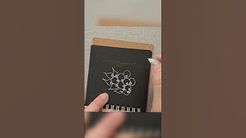 2025 #禪繞基本圖様 day 02 #pokeroot #商陸根 #禪繞21天 養成新習慣 Easy Zentangle Patterns for Beginners #zentangle