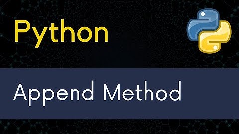 append() method In Python List