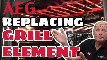 How to replace a grill element in Aeg or Electrolux cooker or oven