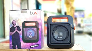 Boat PartyPal 20 UNBOXING/REVIEWBEST BUDGET PARTY SPEAKERSOUND,BASS,OUTDOOR, MIC TEST IN HINDI