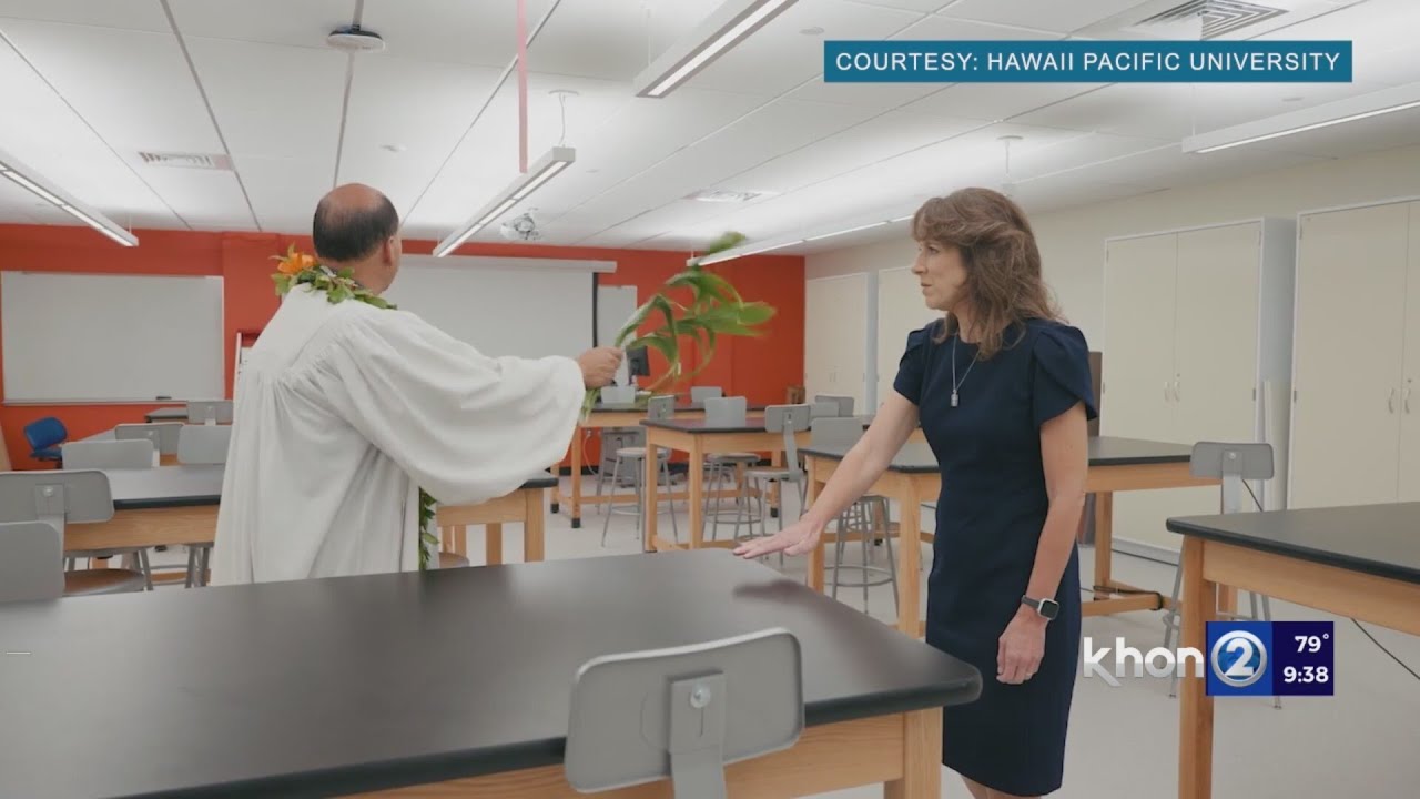 Hawaii Pacific University celebrates new science complex - YouTube