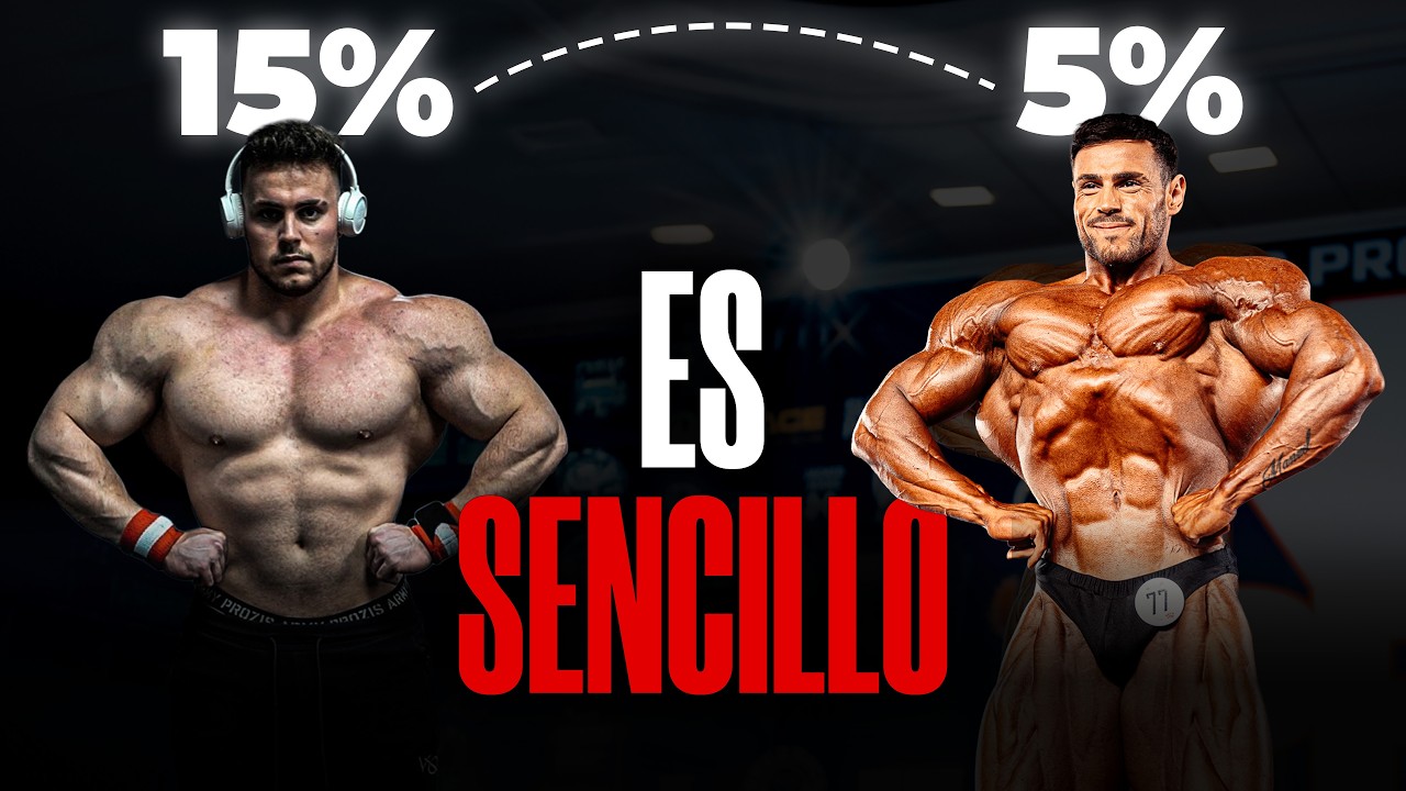 Es aburrido, pero esto hizo bajar mi grasa corporal de un 15% a un 5%