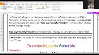 Sce 1 L2 Nanotechnology And Chemistry