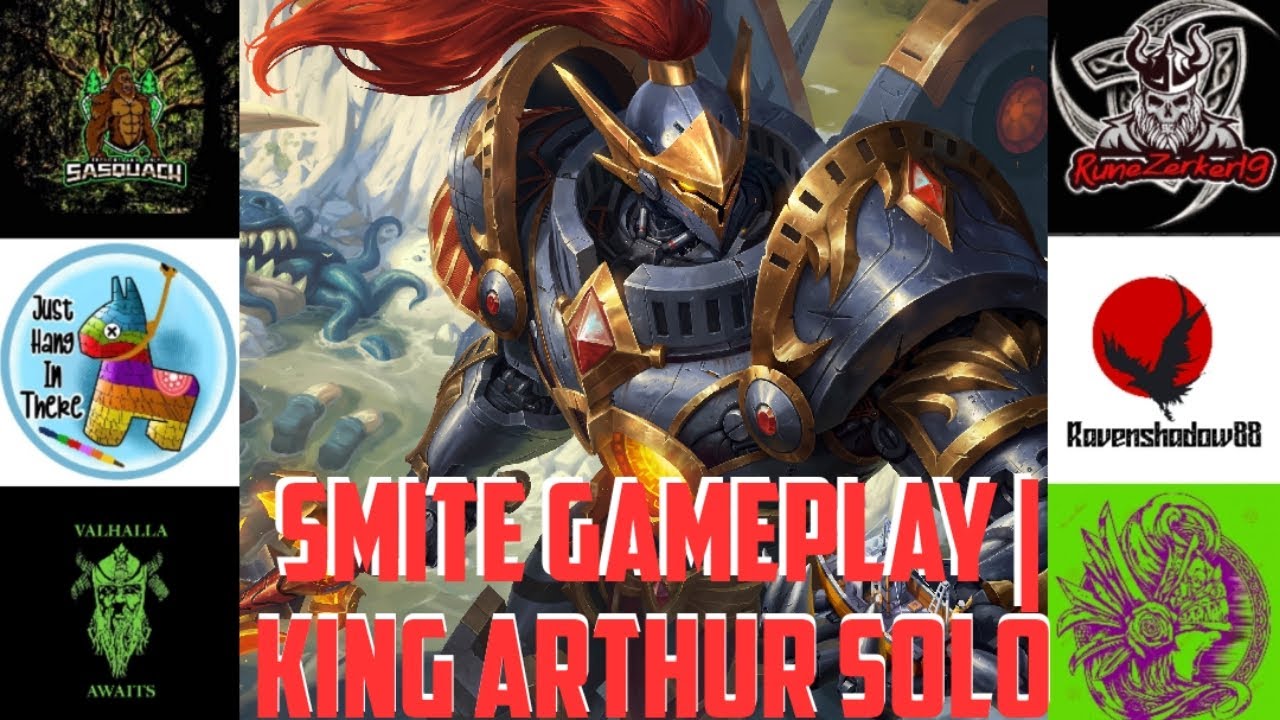 Smite Gameplay | King Arthur Solo