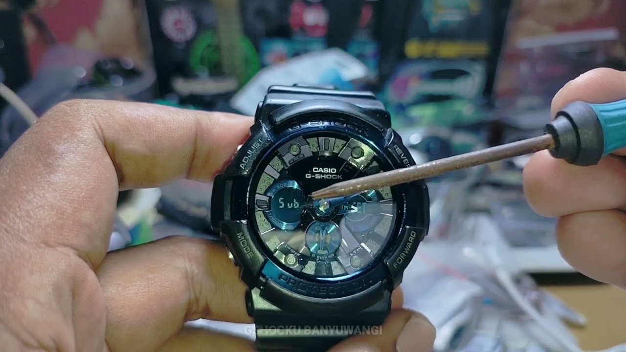 Ga 201 G Shock Casio 5229 Ga 200 GA200-1A G-SHOCK ANALOG-DIGITAL 