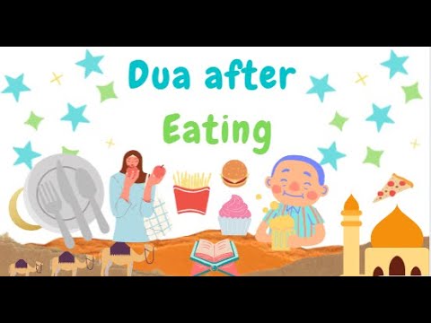Dua after eating Learn the dua after eating  kalima  islam  kids