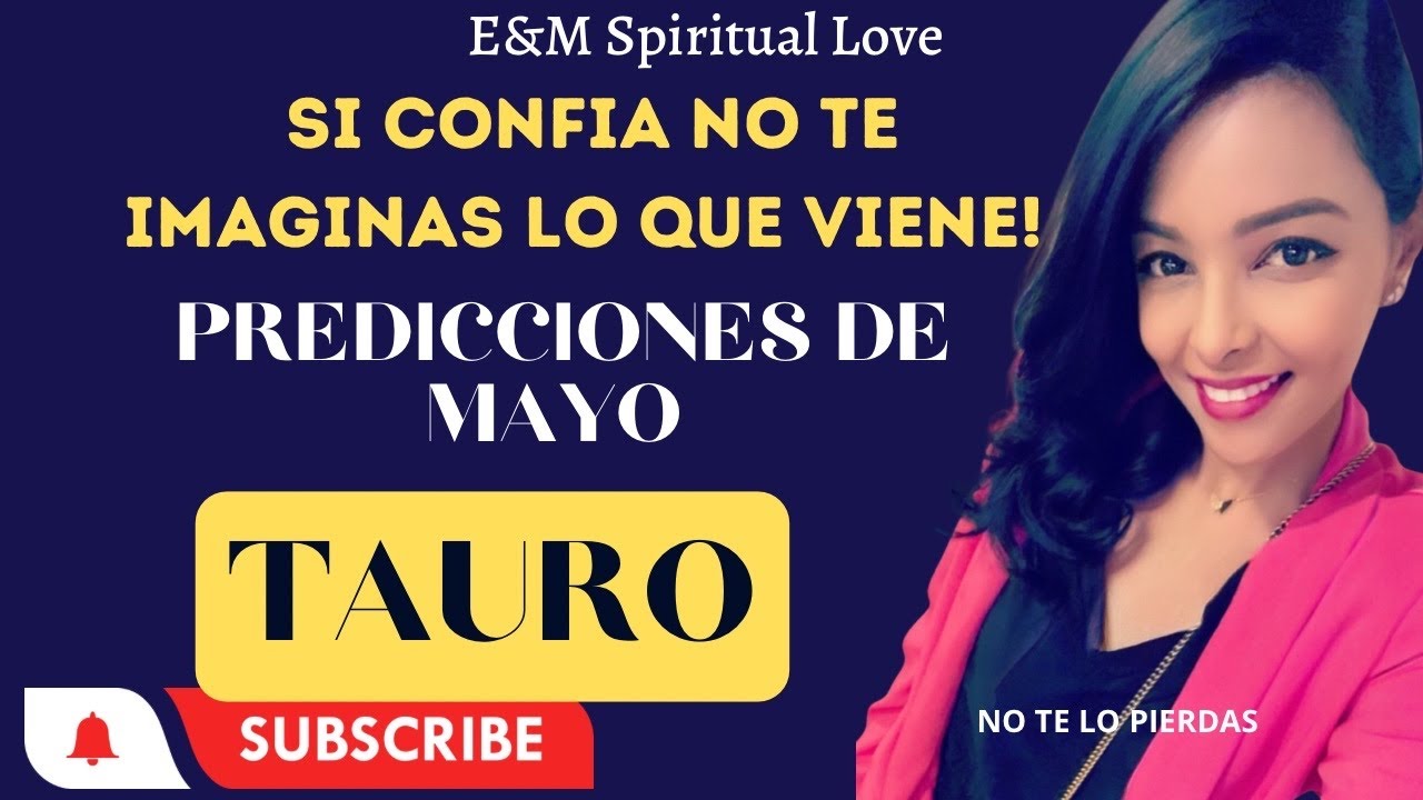 Tauro ♉️ Si Confía No Te Imaginas Lo Que Viene! Que Viene Para Ti En ...