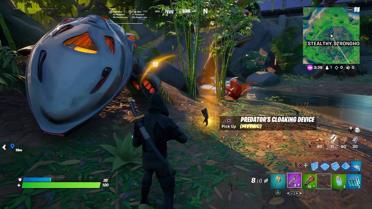 Fortnite - Defeat Predator Location (Jungle Hunter Challenges)