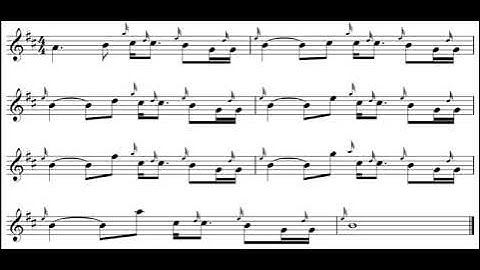 Great Highland Bagpipes Intermediate Exercise 5 – low pitch quarter speed