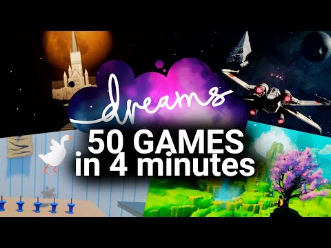 50 Games you HAVE TO PLAY in DREAMS PS4 in 4 Minutes (#2)