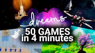 50 Games You Have To Play In Dreams Ps4 In 4 Minutes