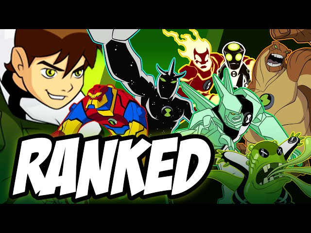 Ranking The Original 10 Aliens In Ben 10 Ailen Force