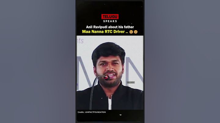 Director Anil Ravipudi emotional speech about his Father 🥵 #anilravipudi #viralvideo