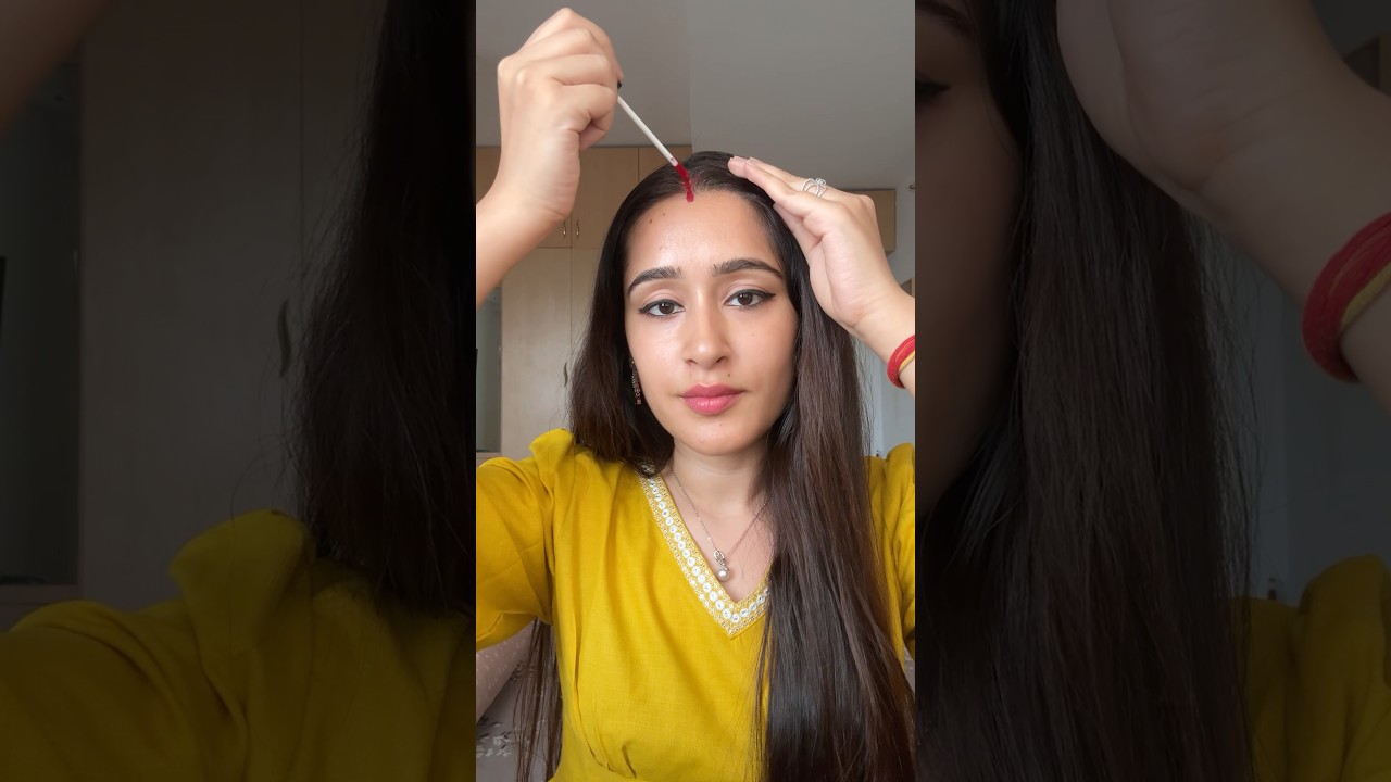 Trying this Liquid Sindoor from Faces Canada : Works or not ?