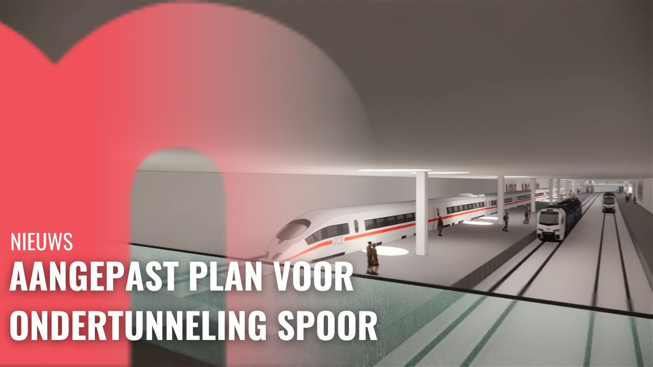 Aangepast plan voor ondertunneling spoor