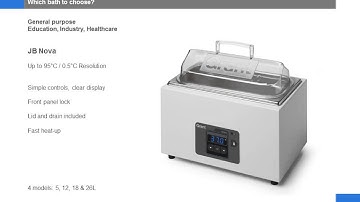 How to use the NEW JB and SUB Water Bath Ranges - LabFriend and Grant