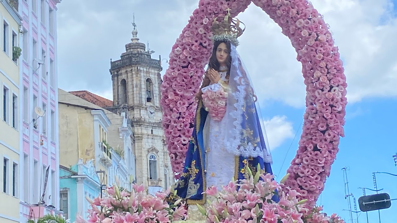 Procissão para N.S. da Conceição da Praia padroeira da Bahia
