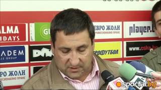 There is a place for actors in CSKA said Toncho Tokmakchiev