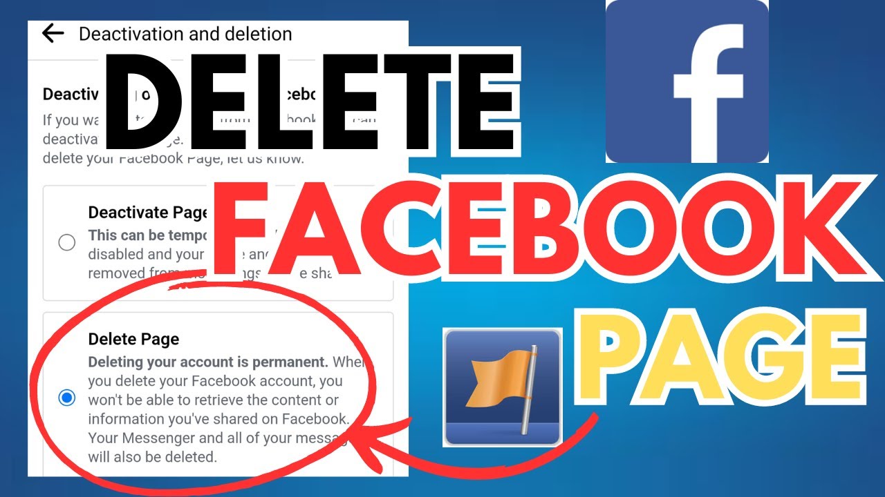 PAANO MAG DELETE NG FACEBOOK PAGE | HOW TO DELETE FACEBOOK PAGE 2024 ...