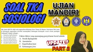 SOAL TKA SOSHUM SOSIOLOGI UJIAN MANDIRI UNY, UGM, UI, IPB DLL screenshot 3