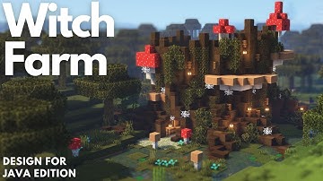 WITCH FARM | Aesthetic Minecraft Tutorial | Java [1.21+]
