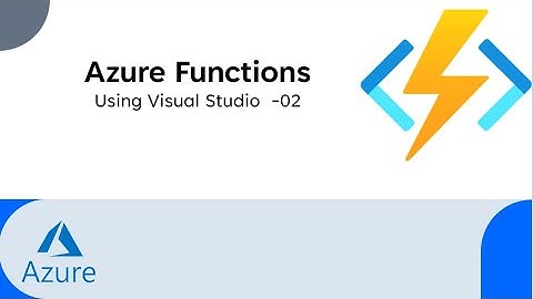 Create Azure Function using Visual Studio