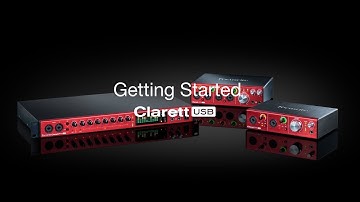 Focusrite // Clarett USB - Connection and Configuration