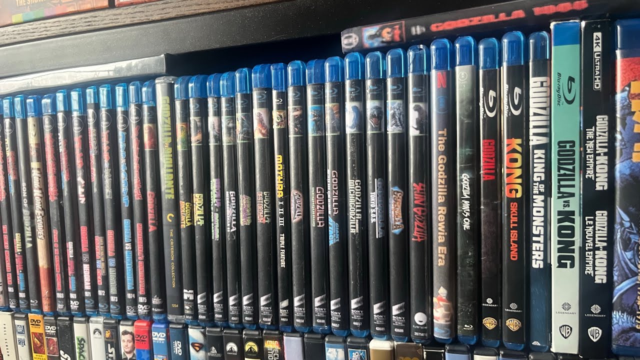 My Complete Godzilla movie collection 
