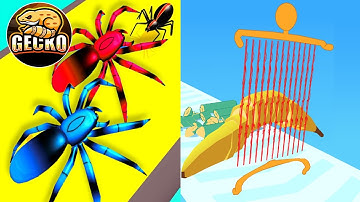 Play High Score in Laser Man Run, Insect Evolution Run  - Blob Mobile Games Walkthrough