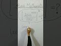 😳 CLEAN BASIC MATHEMATICS [2022^2022/2022]^20=? #Shorts